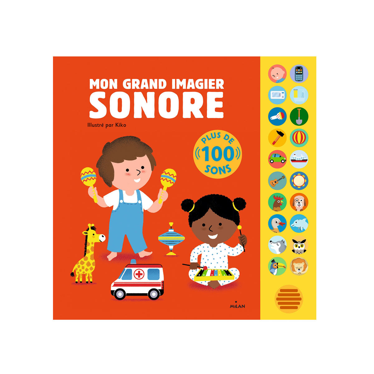 Livre Mon grand imagier sonore - Milan Jeunesse